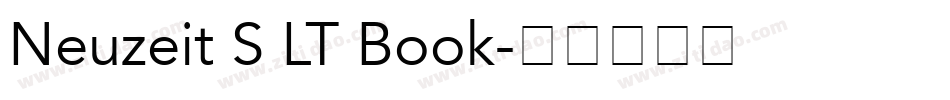 Neuzeit S LT Book字体转换